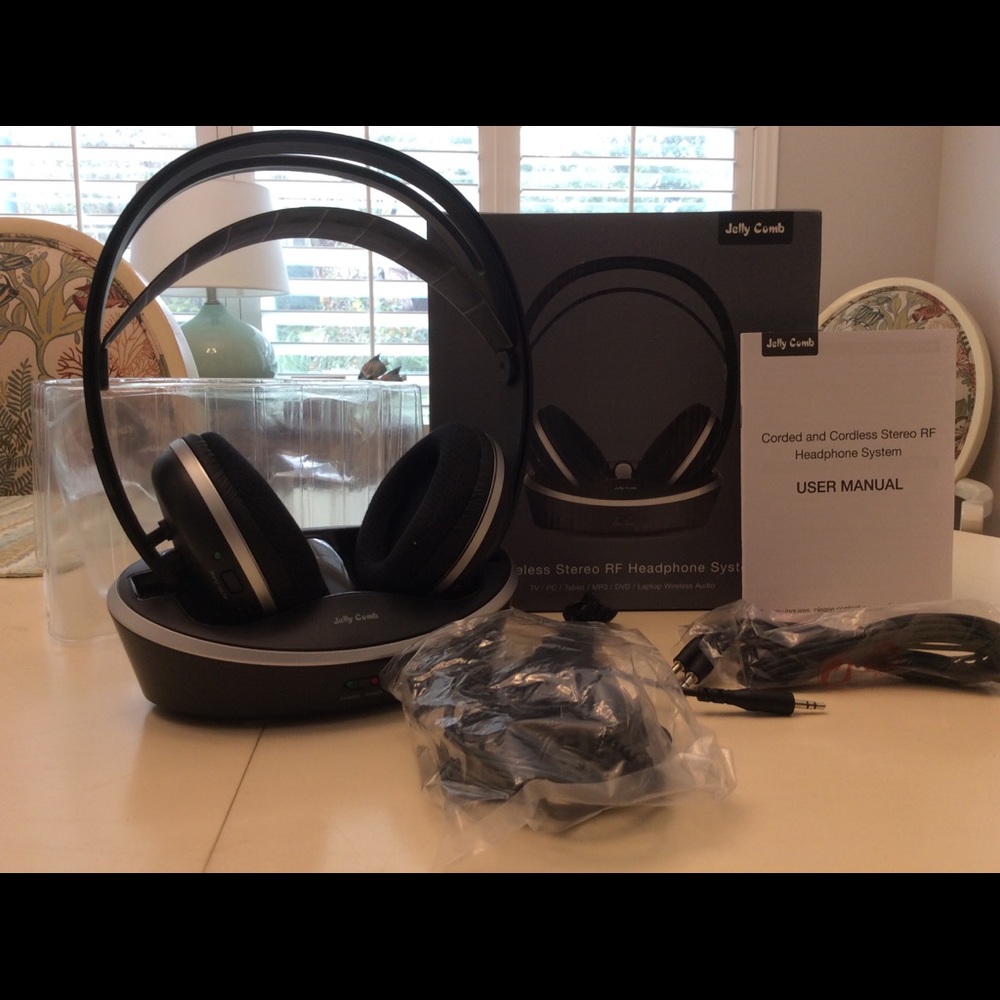 Jelly Comb Wireless Stereo RF Headphone System